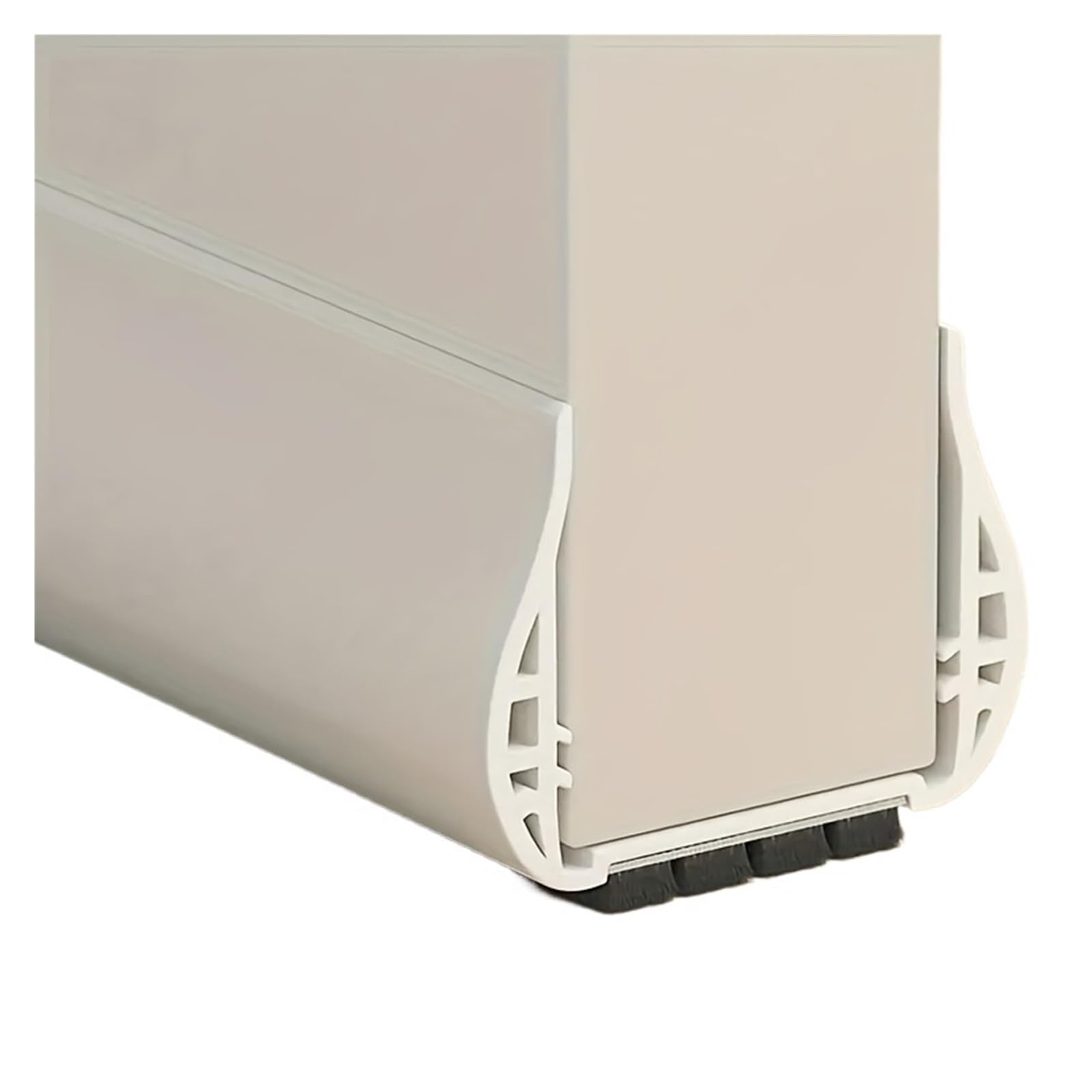 Draft Excluder For Doors 1PC Door Bottom Sealing Strip And Noise Insulation Flexible Weather Stripping Draft Guard Insulator Windproof Sealing Strip(White)