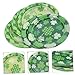 Anneome 20pcs Shamrock Paper Plates and Disposable Tableware for Patrick's Day Spring Parties and Family Gatherings