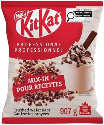 KITKAT® Mix-in 907 g Crushed Wafer Bars for Ice Cream Desserts, Cookies, and Cakes