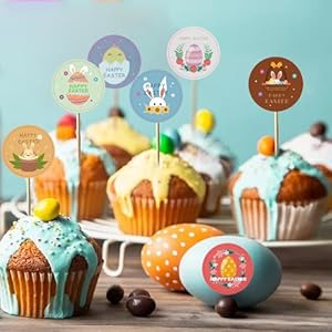 500pcs happy easter stickers for kids 15 inch bunny egg stickers for kids gift party favor supplies 8 patterns easter eggs theme  urban country home decor