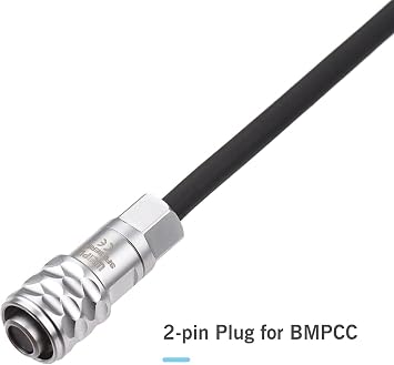 Andoer USB Type C to BMPCC 4K/6K Coiled Data Spring Power Cable 9V/12V