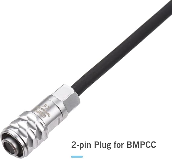 Andoer USB Type C to BMPCC 4K/6K Coiled Data Spring Power Cable 9V/12V
