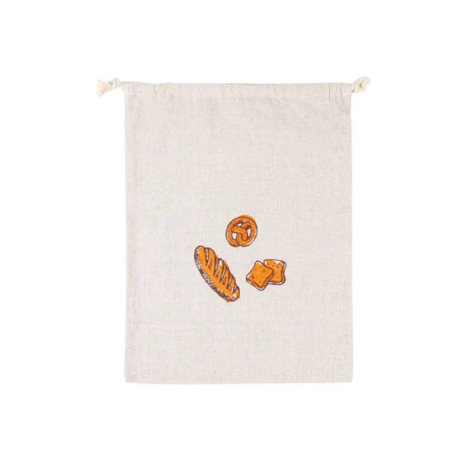 XXHNBF Homemade Bread Storage Bags, Bread Bags, Linen Storage Bag Drawstring for Loaf Baguette Multicolor