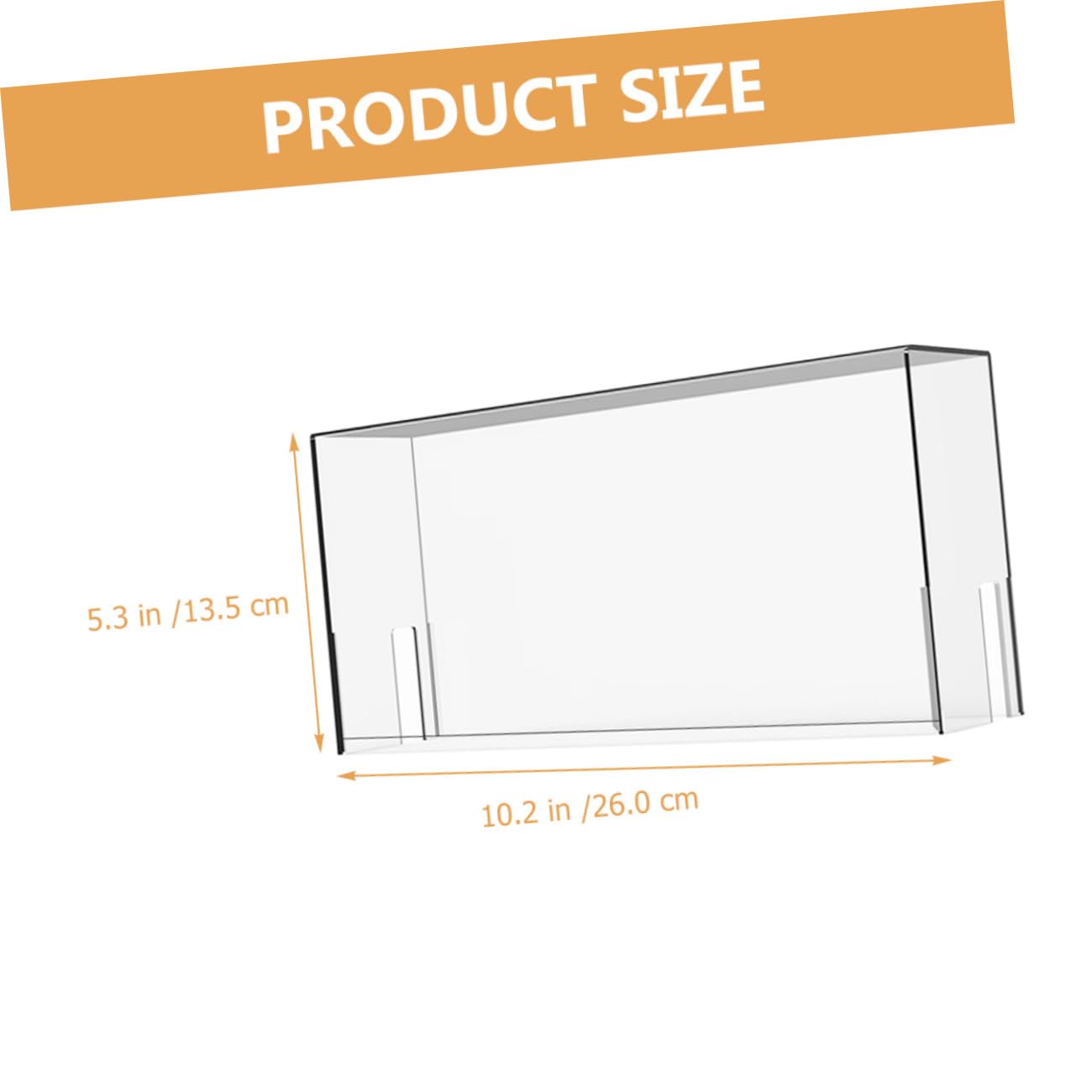 Caja de Protección Acrílica Transparente para Consola de Juegos Switch OLED, Funda Antipolvo Aberturas para Cables y Almacenamiento en Mesa de Juego