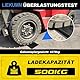 LIEKUMM Gummi Türschwellenrampe 3,5cm Höhe, 650kg Tragkraft Rollstuhlrampe, rutschfest Schwellenrampe für Türöffnungen, Bordsteine, Stufen, Scooter, Kinderwagen, Motorrad