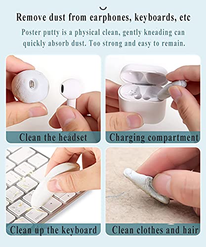 Tack Bianco, riutilizzabile Adesivo non tossico