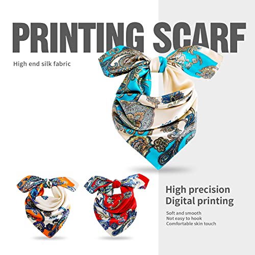 35" Satin Silk Scarf - Versatile Hair Scarf, Bandana, Sleeping Cap & Neck Wrap for Women2