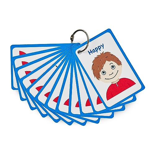 My Feelings And Emotion Boys Flash Cards For Visual Aid Special Ed, Speech Delay Non Verbal Children And Adults With Autism, Special Needs Asd Adhd (White Boy) #TOP7