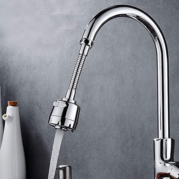 C2SK Switch Turbo Flex Faucet Extension – Flexible Stainless Steel Rotating Tap Nozzle with Dual Water Flow Modes - Water-Saving Kitchen Sink Faucet 2