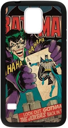 DC Comics Batman Joker Poker Cover Samsung Galaxy S5 Case Cover(Laser Technology)