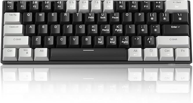 60% Mechanical Gaming Keyboard with Red Switches