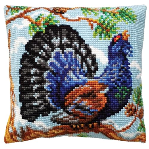 Broderie point de croix coq kit canevas Collection d'Art pour ouvrage aiguille