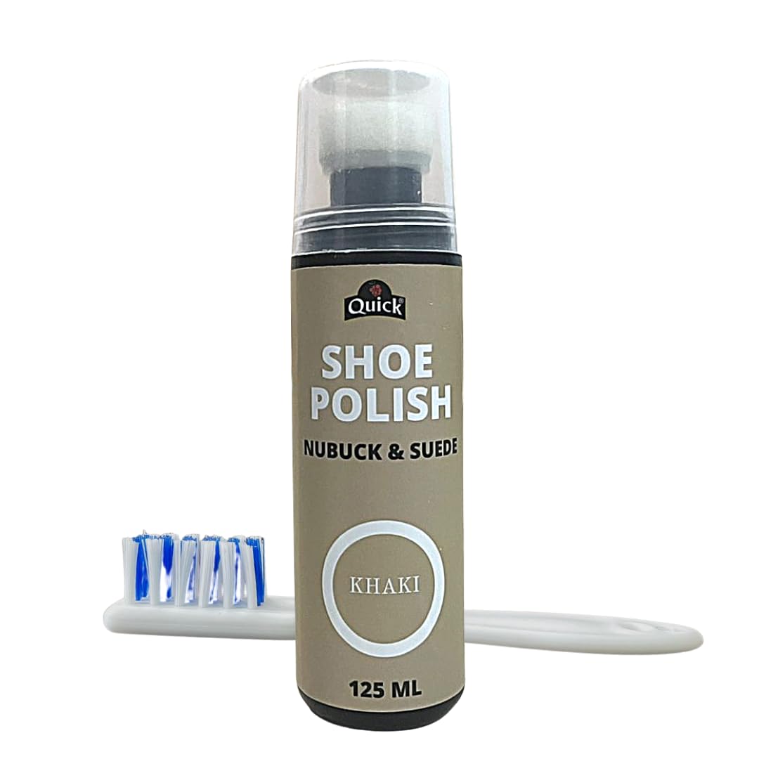 Quick Nubuck and Suede Shoe Polish and Renovator | Color - Khaki | Pack 125 ML | (B0CYGMGZQ8) Amazon Price History, Amazon Price Tracker