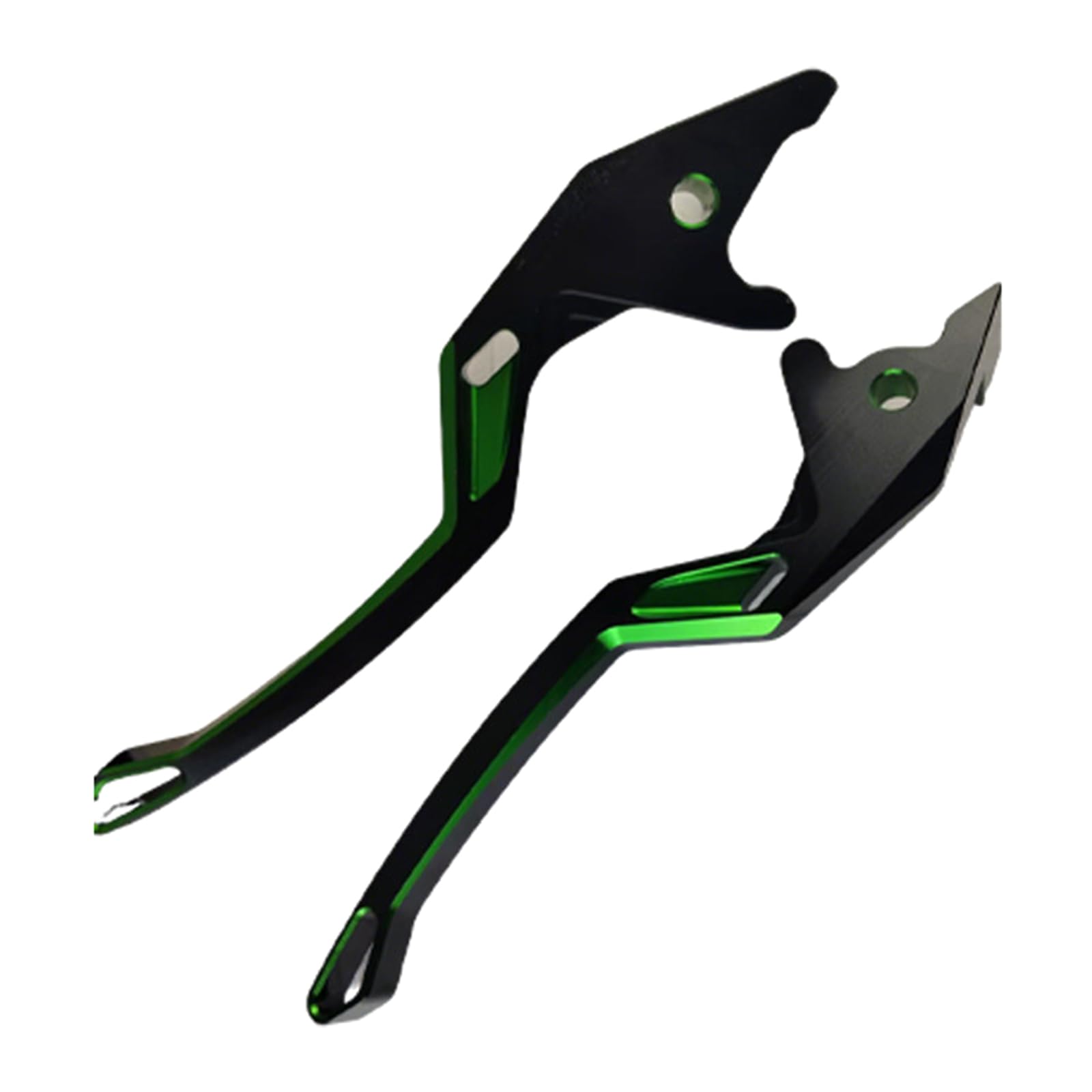 Fazvncv Green Machined Motorcycle Brake Lever Set Featuring Synchronized Disc Control And Full Rotation Adjustable For Scooters Motorcycle Grip Brake Lever