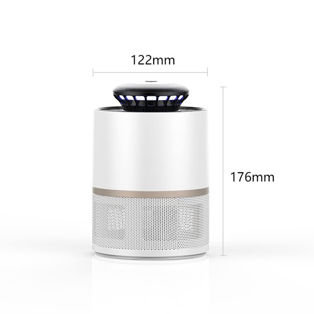 Bug Zapper, Lampada elettrica antizanzare, Lampada antizanzare con Controllo Intelligente della Luce, Controllo Fisico antizanzare (B)