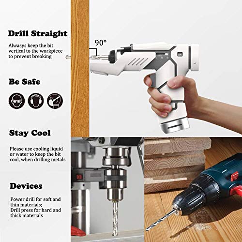 Hymnorq 8Pc Metric Twist Drill Bits Set, Fully Ground High Speed Steel, Din338 Standard, 135 Degree Split Point, 3Mm 4Mm 5Mm 6Mm 7Mm 8Mm 9Mm 10Mm, For Wood Plastic Iron Aluminum Copper Soft Metals #TOP7