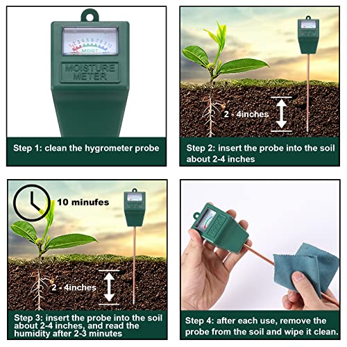2-Packs-Soil-Moisture-Meter-for-House-Plants-Plant-Water-Meter-Soil-Tester-Test-Kit-Soil-Hygrometer-Sensor-for-Indoor-Outdoor-Use-Garden-Lawn-Farm-No-Battery-Required-Black-Green