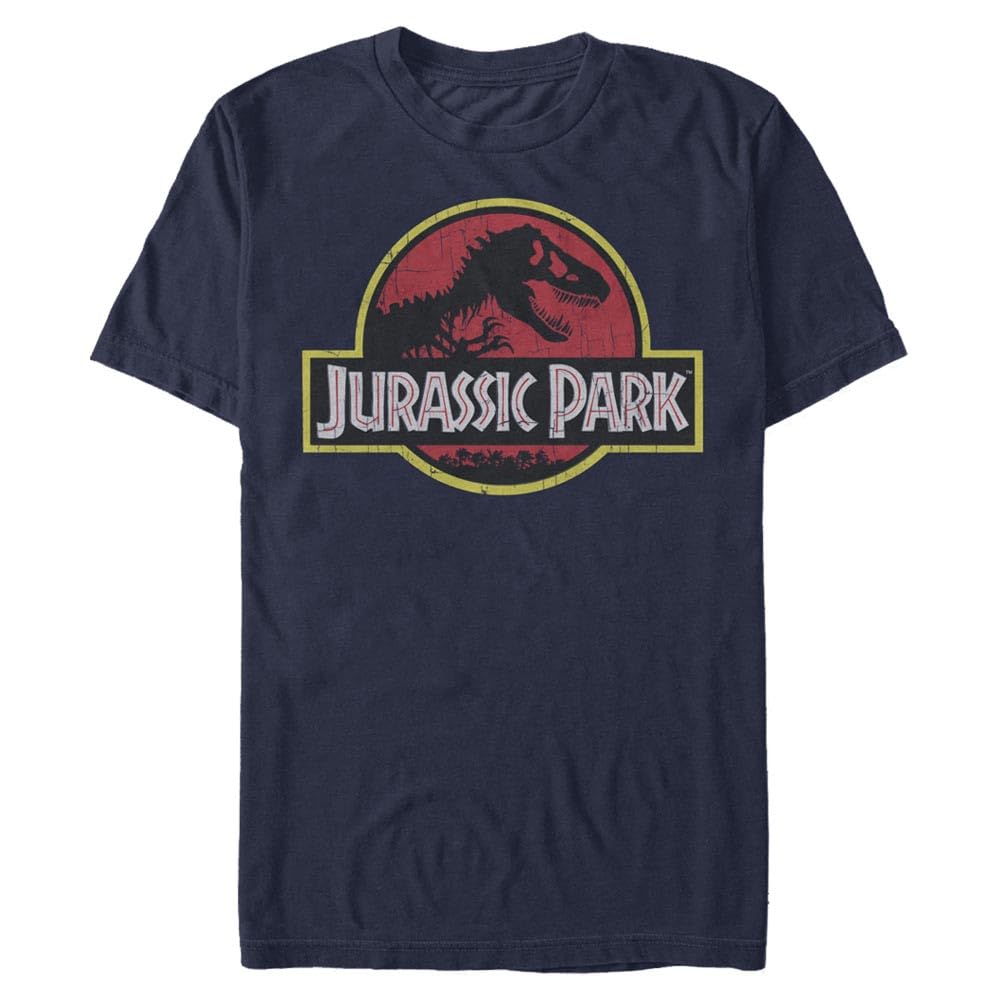 Jurassic Park Men's Classic Movie Logo T-Shirt