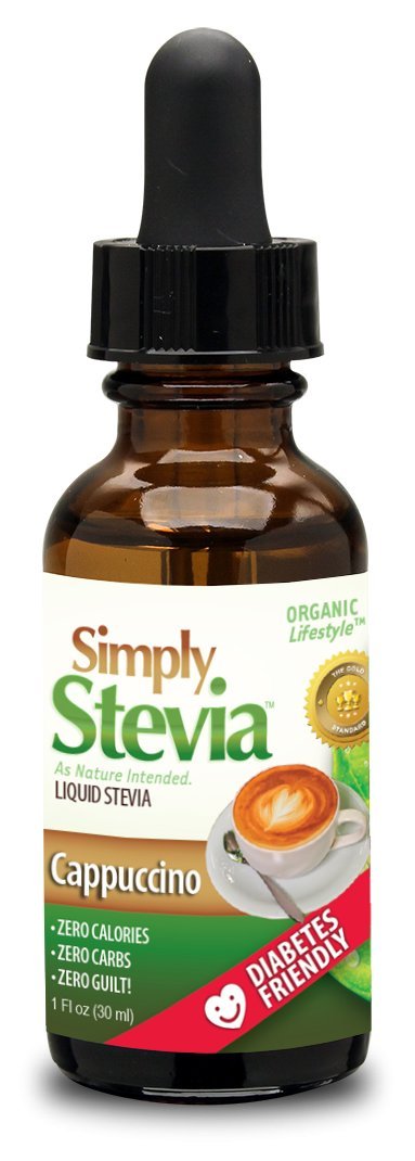 Simply Liquid Stevia Cappuccino Stevia International 1 oz Liquid