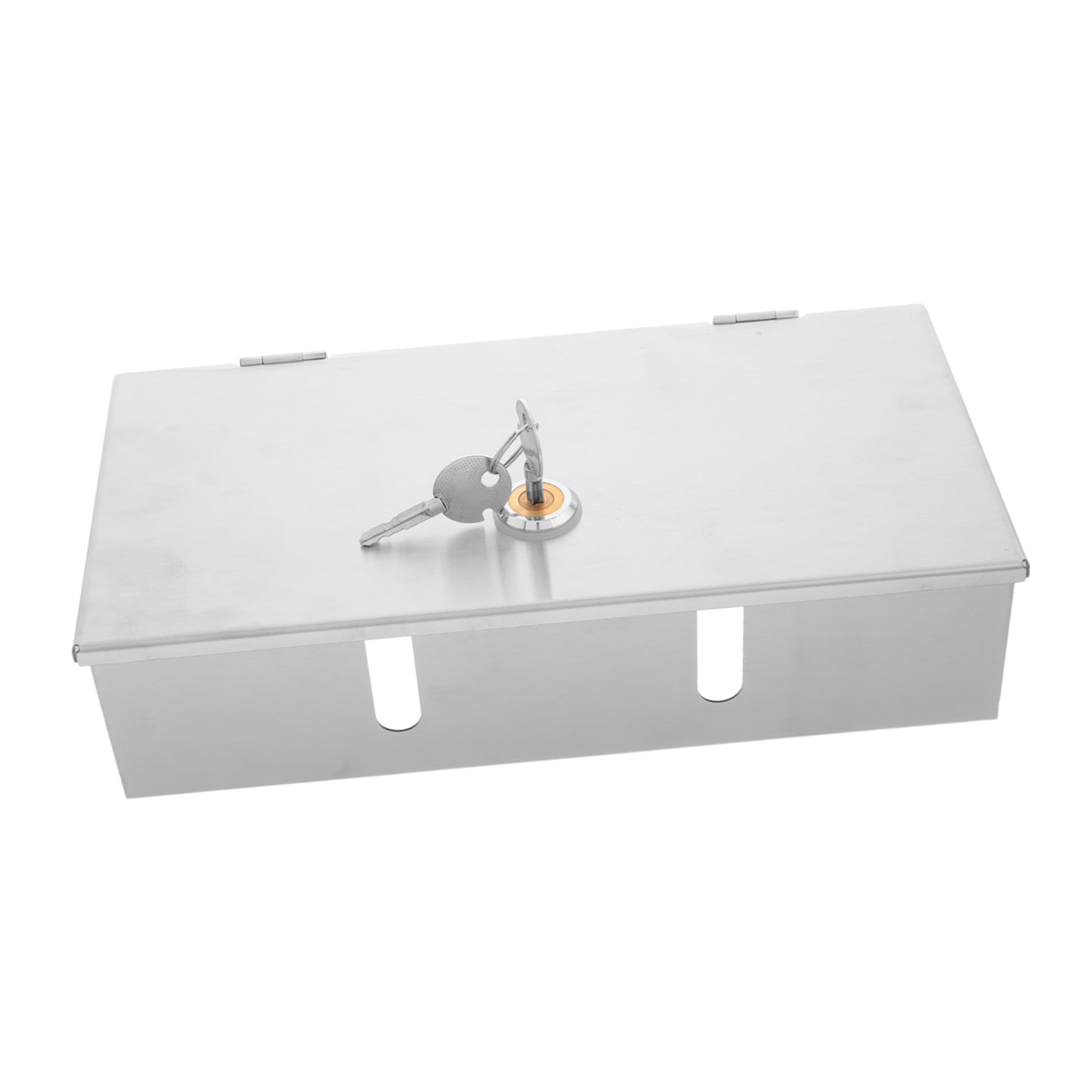 Hemobllo Scatola per Prese Esterne in Acciaio Inossidabile con Chiusura a Chiave, Design Doppio, Resistente alla Pioggia per Veicoli Elettrici e Attrezzature Outdoor