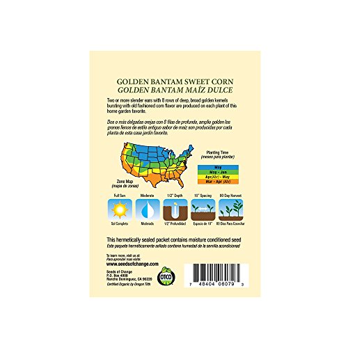 Seeds Of Change 6079 Golden Bantam Corn #TOP1