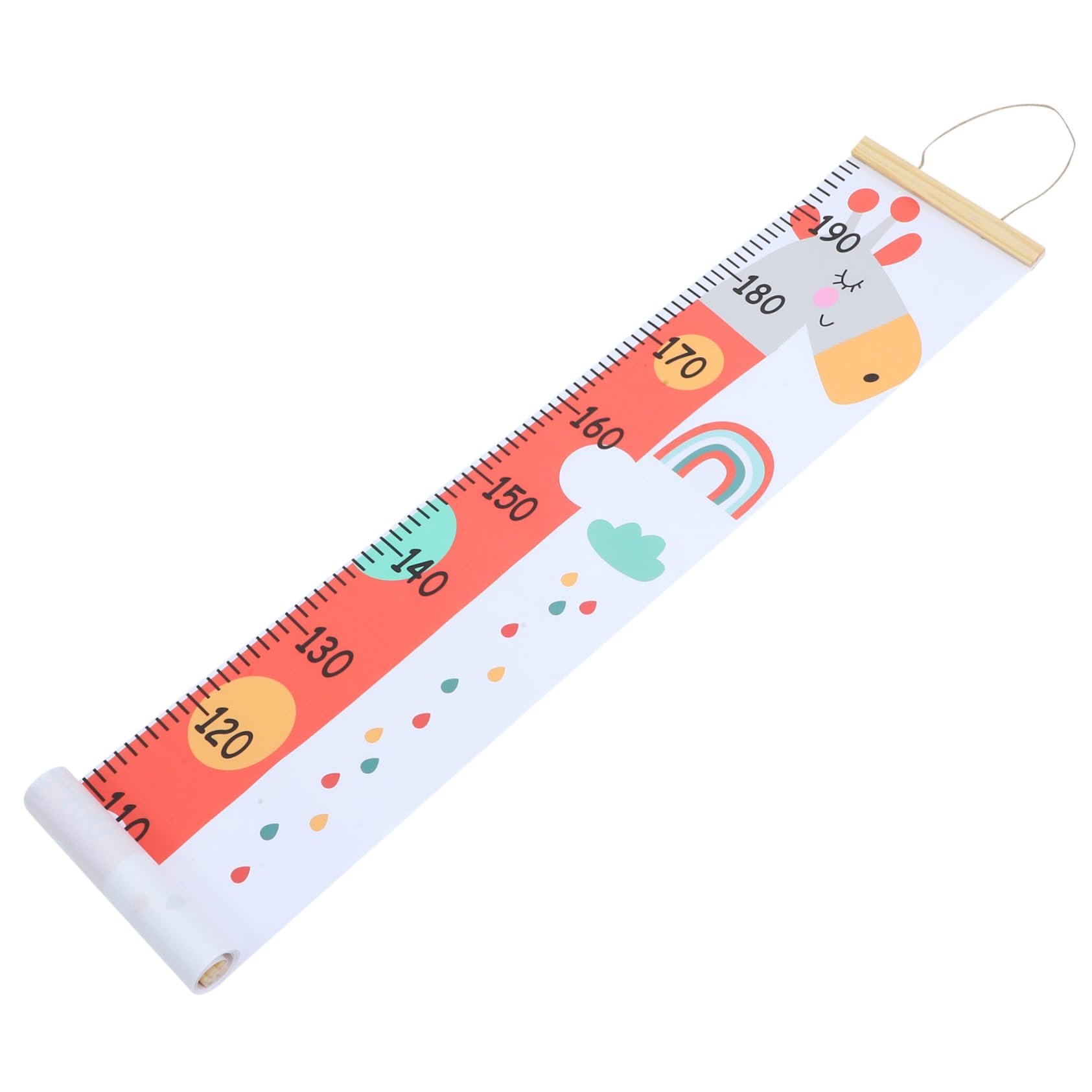 TOPBATHY 4 Pièces Mesure De La Hauteur Règle Suspendue Décor De D'Enfant Toise Pour Enfants Toise De Croissance Pour Enfants Décoration Murale De Pépinière Règle Murale De Dessin