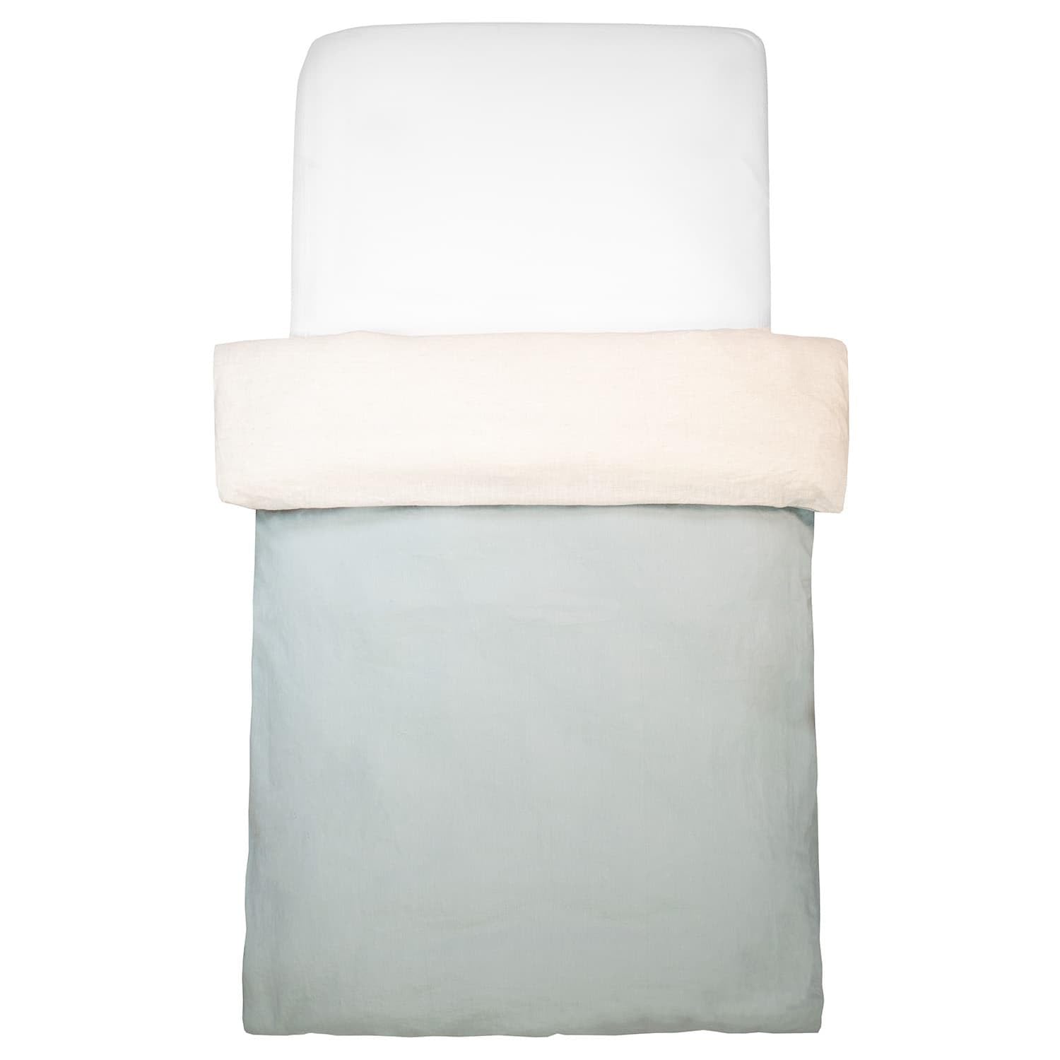Housse couette lin lavé Sevira Kids : la thermorégulation naturelle d'un lit réversible