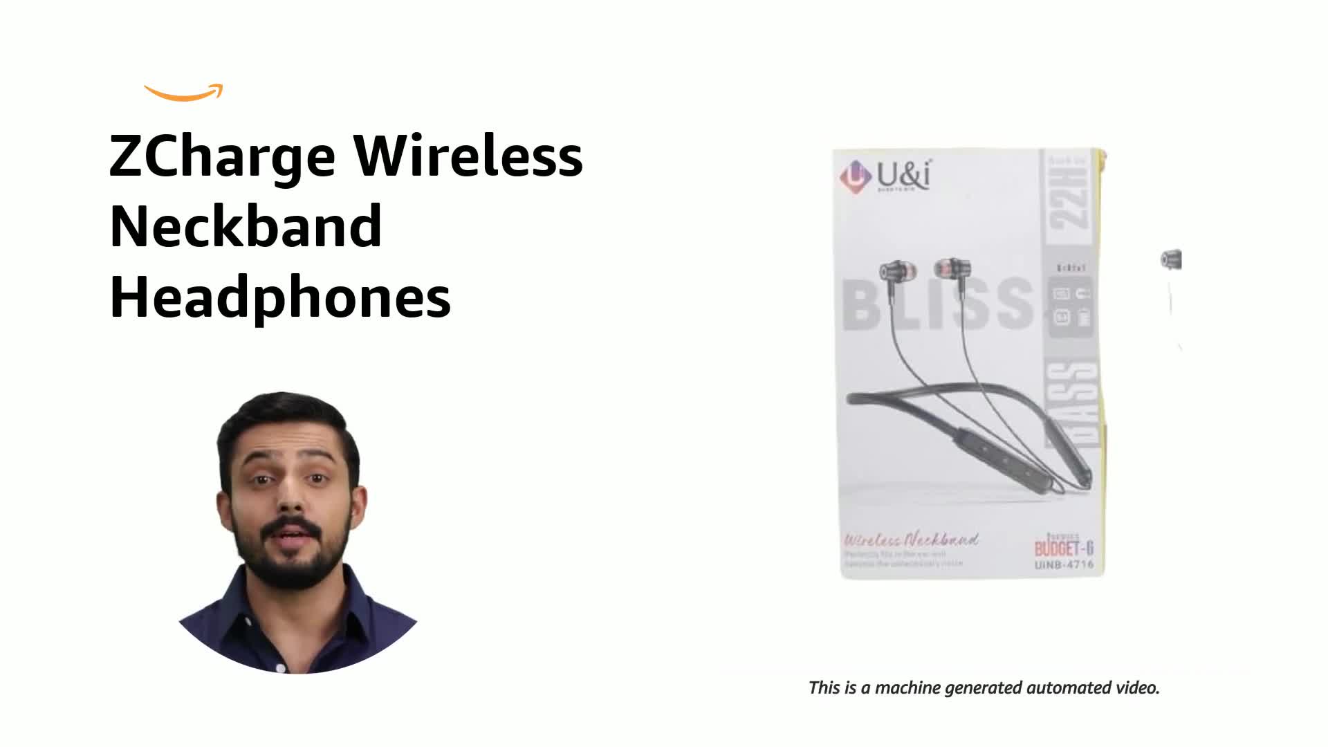 ZCharge Wireless in Ear Bluetooth Neckband with ENC Mic (UINB-2682