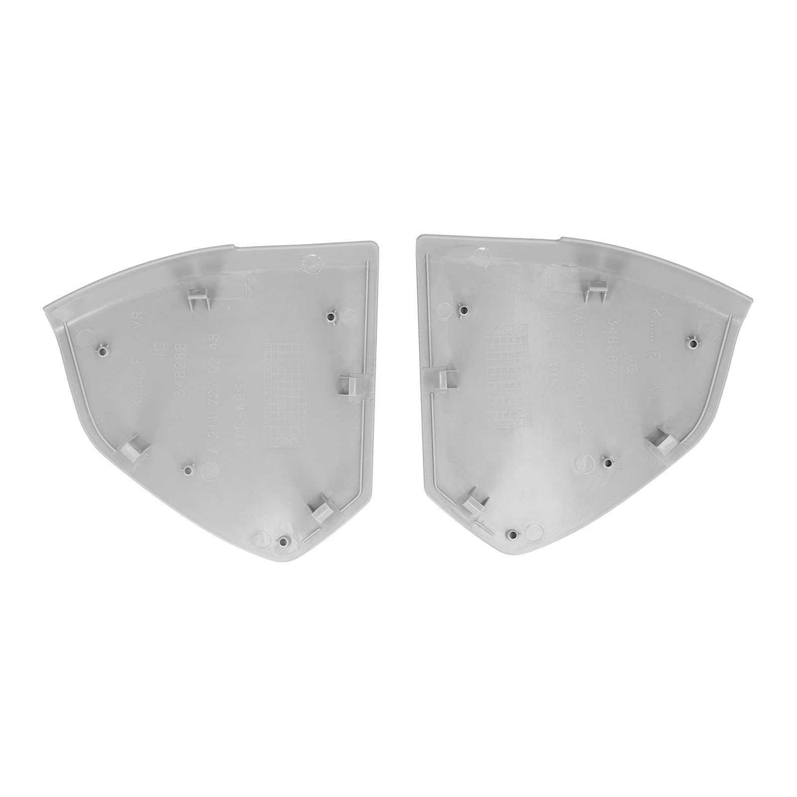 Par de la Cubierta de la Puerta Delantera Izquierda a la Derecha 2117270148 2117270248 Fit para W211 2003 a 2006 (Gris)