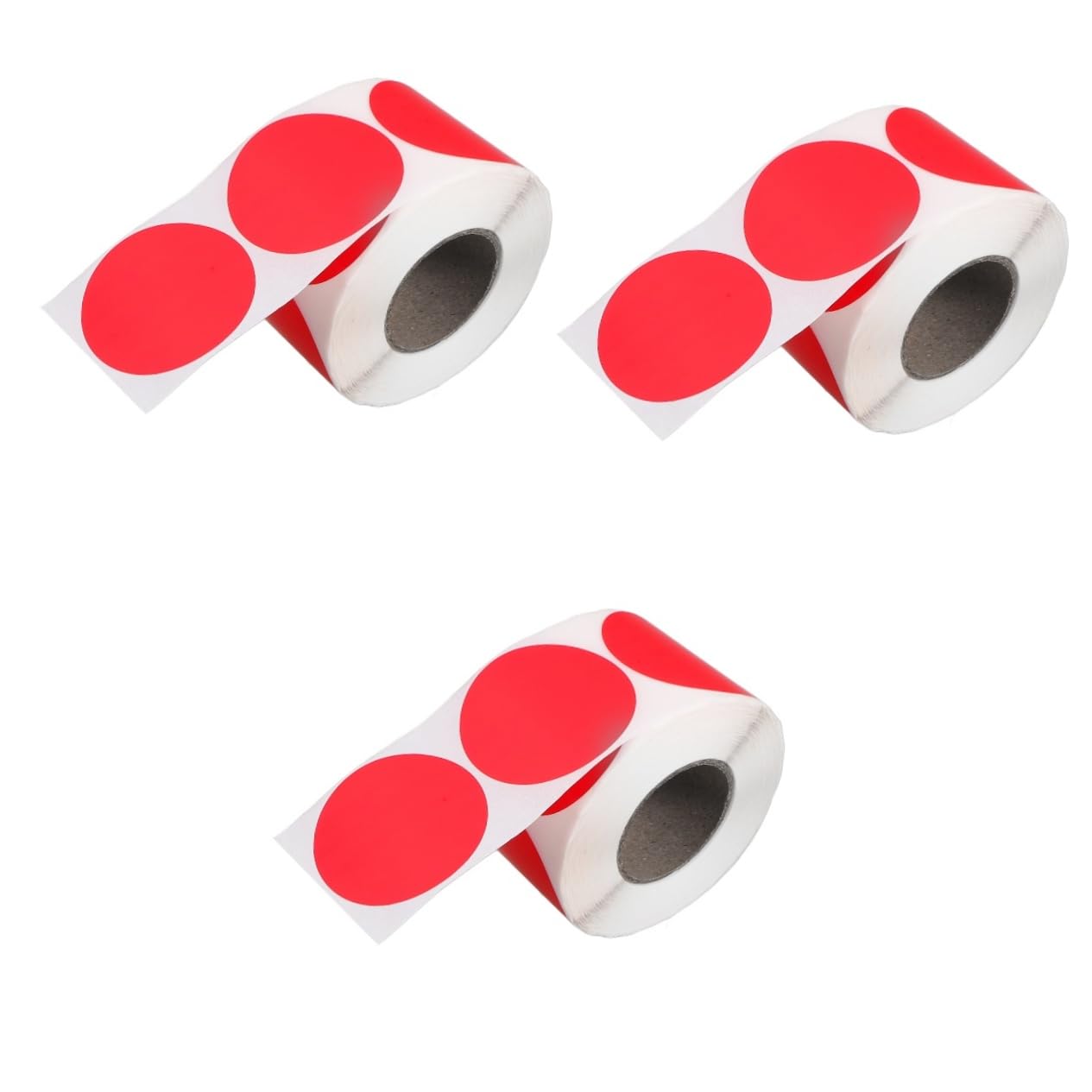 Operitacx 3rollos Etiquetas Adhesivas Autoadhesivas De Stickers Amarillos Para Impresora Térmica Para Etiquetas Imprimibles Para Almacenamiento y Organización
