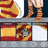 Harry Potter Slipper Socks for Women Teenagers, Cosy Warm Fleece Lined Bed Socks Non Slip - Gifts for Her (Orange) - Image 4