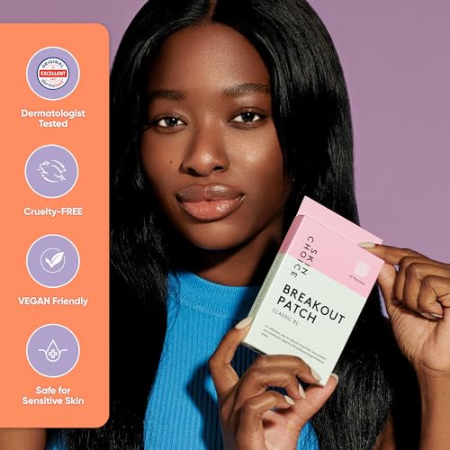 SKIN CHOICE XL Pimple Patches, Breakout Patch Classic XL, for Body Back & Cheek, Mighty Surface Large Spot Patch - Image 2