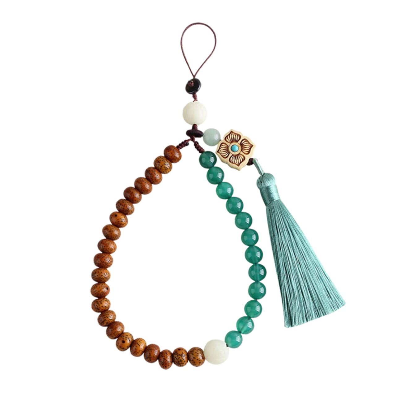 UKCOCO 3piezas Cuerda Decorativa Para Teléfono Móvil Borlas Estilo Chino Colgante Ligero y Desmontable Accesorio Versátil Para Llaves Cámaras