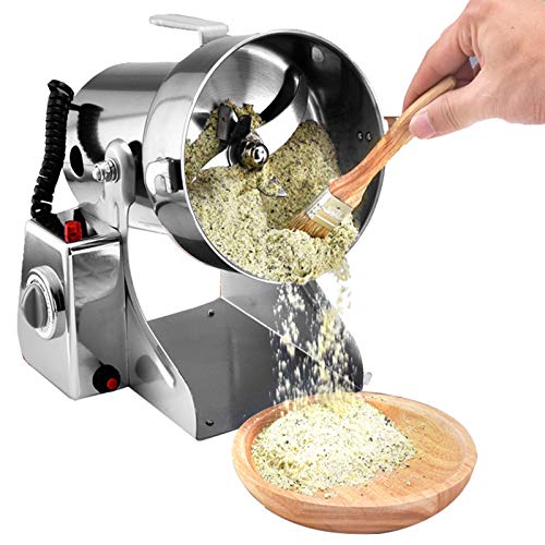 Molinillo de café Swing 800G para el hogar, procesador de Alimentos Comercial para harina, Especias, Hierbas medicinales, máquina de molienda con Temporizador de Acero Inoxidable