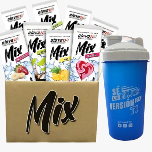 Mix Saborizante - Pack 12 unidades – Mix Saborizante sin azúcar 12x9g (12 Unidad, 12 Sabores con Mezclador)
