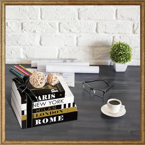 Geetery LEC-GEETERY-2229 5 Pcs Wooden Books Decor Decorative Books thumb #4