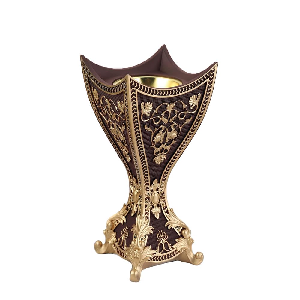 Luxury Bakhoor Incense Burner Medium Size Brown Arabian Oud Burner beautiful home decor