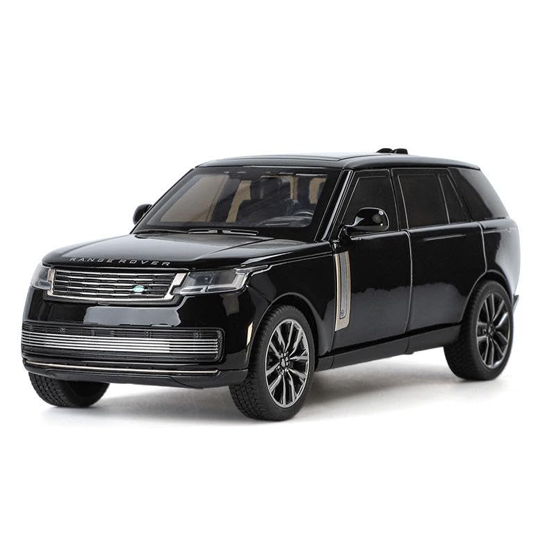 Image of FEXXA 1:32 Scale Ran GE Rover 2022 Die-Cast Metal Car with Sport car Openable Doors Light and Sound,Pull Back Function Indoor Outdoor Toy for Kids (1.32 Scale- Black)