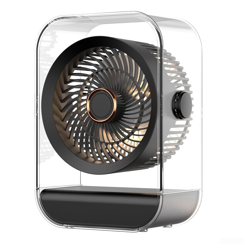 Ventilateur portable USB silencieux avec 5 vitesses de flux d'air