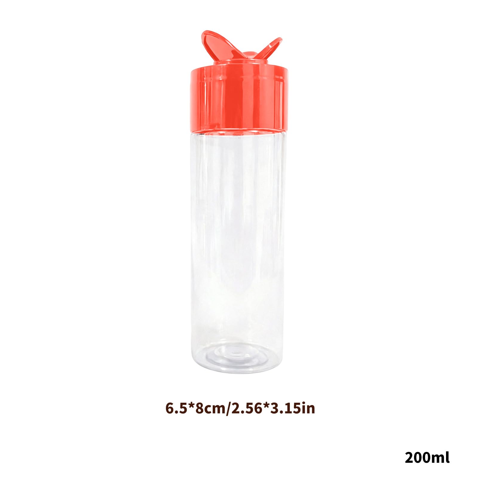 PANGBOER Set Bottiglie condimento con Design a Coperchio Diviso, contenitori Shaker in Pet Trasparente da 6, 7 ​​Once, Confezione da 30 per Uso da Tavolo in Cucina Set Bottiglie condimento Dispenser