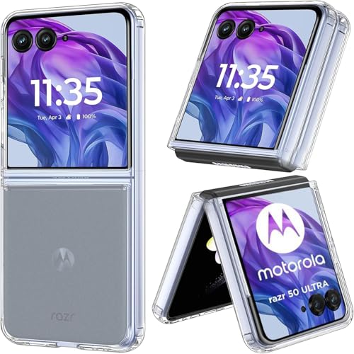 Image of Skyro Phone Case for Motorola Razr 50 Ultra 5G | Clear, Slim, Shockproof Back Cover Case