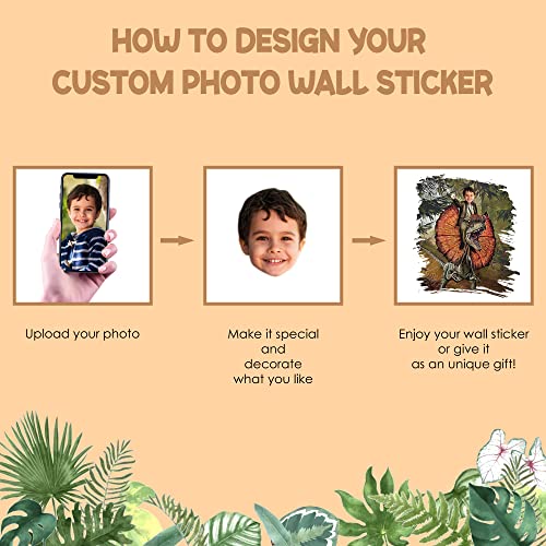 Custom Dinosaur Alphabet Wall Decal, Dinosaur Wall Decals, Custom Dinosaur Wall Decals For Boys Room, Personalized Name Dinosaur Wall Decal Nursery Decal, Nursery Kids Boys & Girls Room Decor, Children's Dino Bedroom Décor Dino09, 16X12Inch #TOP3