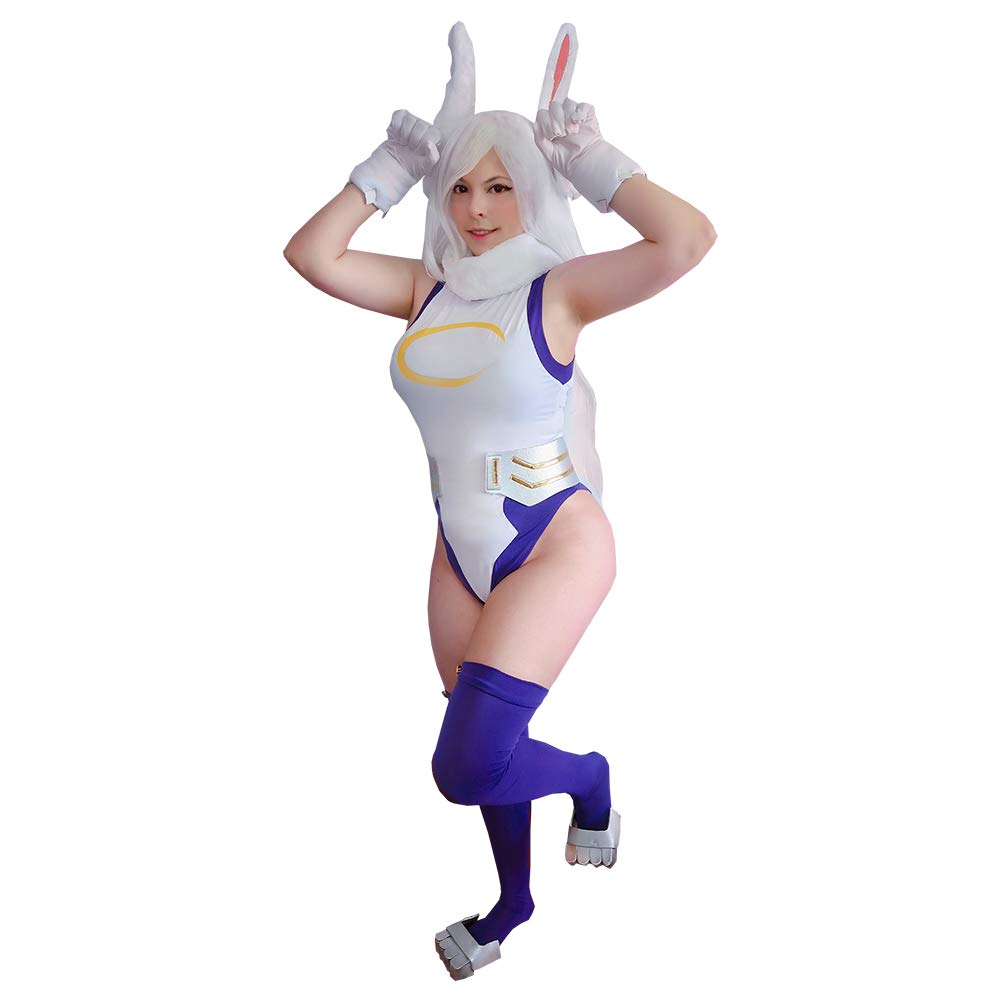 NSPSTT My Hero Academia Cosplay Costume Rabbit Hero Miruko Sexy Jumpsuit Bunny Girl Costume Bodysuit Halloween Cosplay Jumpsuit