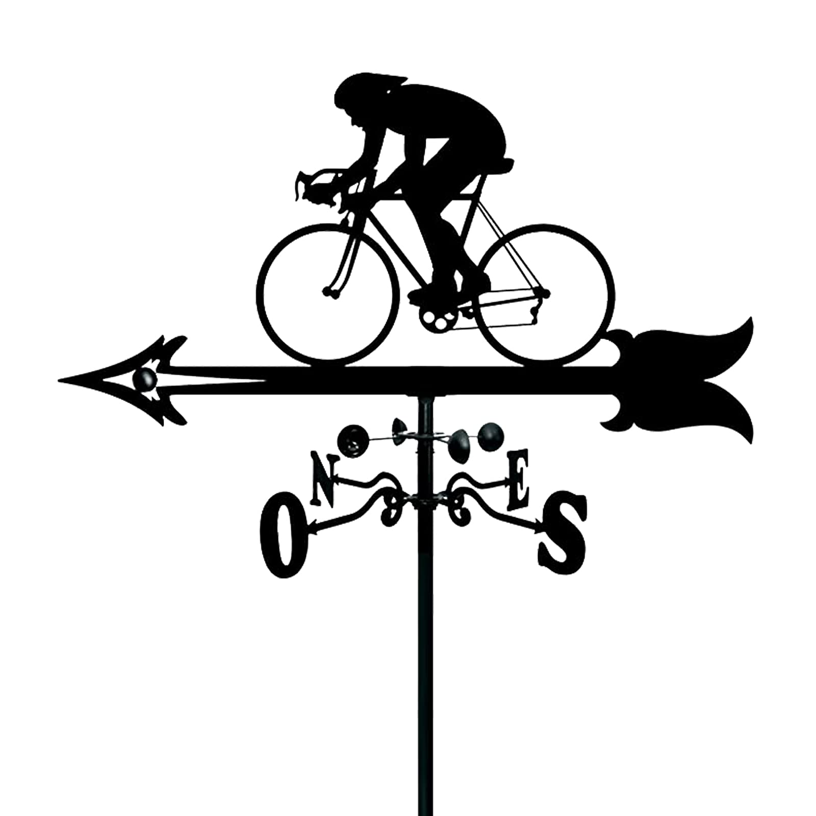 Girouette de jardin cycliste : le cadeau parfait pour embellir une pelouse
