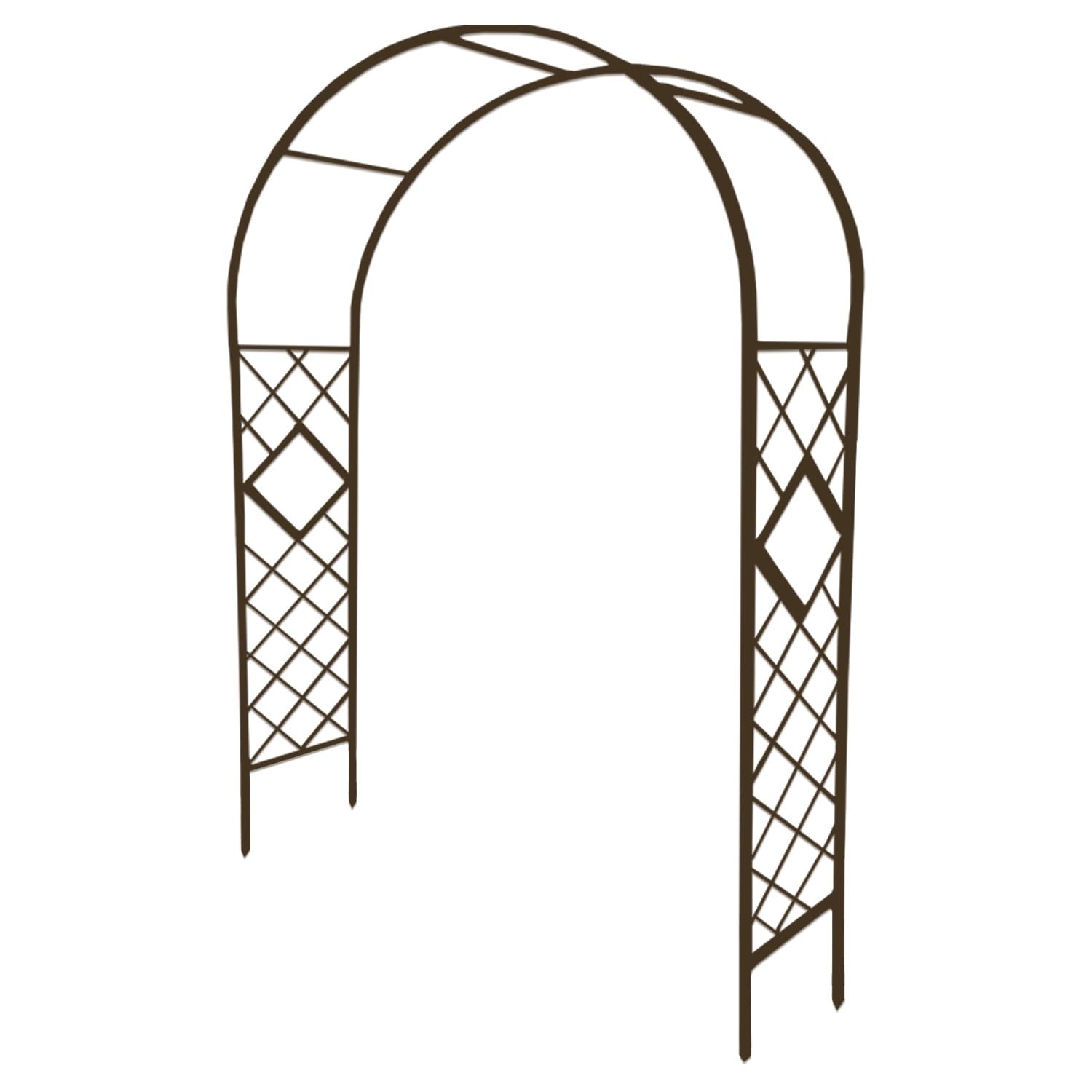 Enrejado de jardín de 30 m para plantas trepadoras al aire libre, soporte de rosas, decoración de boda, barandilla de balcón, color marrón, 320 x 230 cm, accesorios de jardín