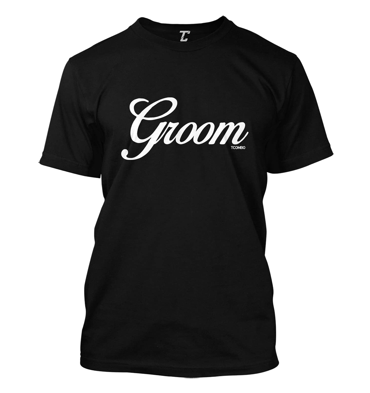 TcomboGroom - Husband Wedding Marriage Men's T-Shirt (Black, XX-Large)