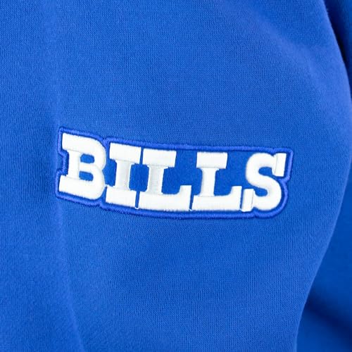 Sudadera Buffalo Bills Mitchell & Ness con capucha gris para aficionado 7