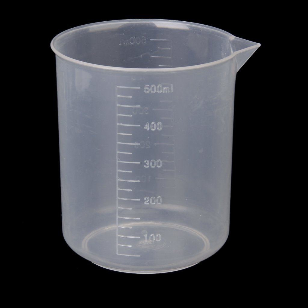 FZN Plastic Beaker (Cap 500 ml) (1 PC) Amazon.in Home & Kitchen