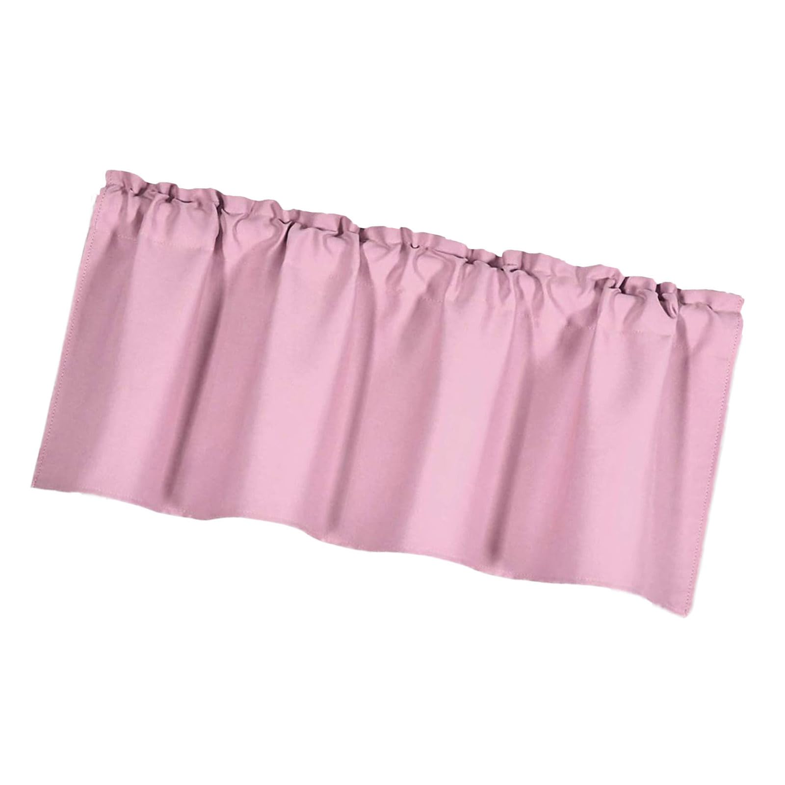 Nucelit Blackouts Short Curtain Rod Pocket Top Light Filtering Valance for Bedroom Living Room Enhances Home Decors Privacy Bedroom Window Coverings