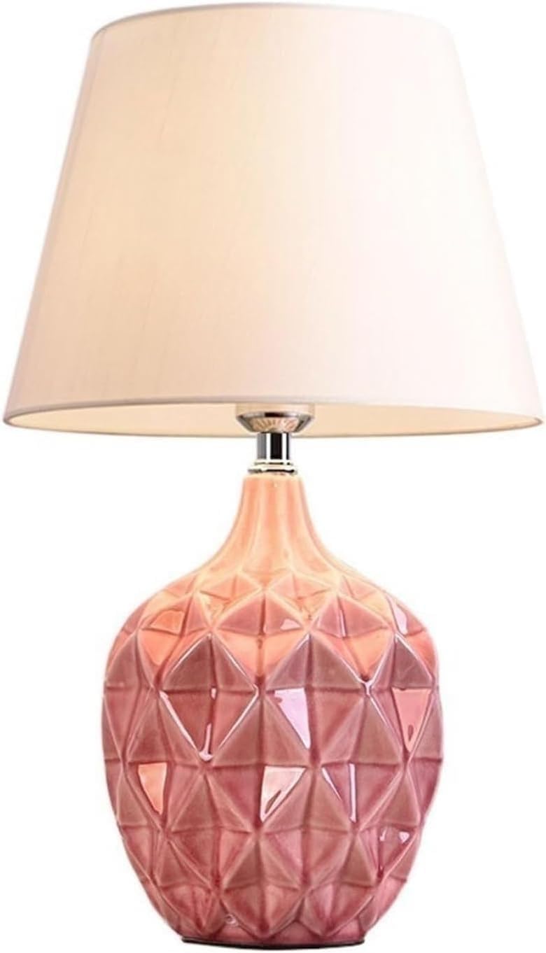DFAEEKIYO Desk Lamp Nordic Bedside Personalized Creative Ceramic Table Modern Minimalist Interior Decoration